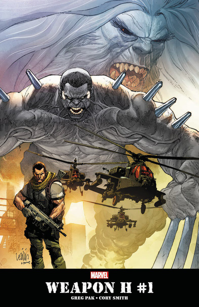 Phiên bản "hợp thể" của Wolverine và Hulk mang tên Weapon H cuối cùng cũng được công bố