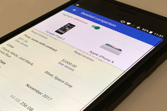 Google thiết kế lại giao diện tìm kiếm cho Black Friday