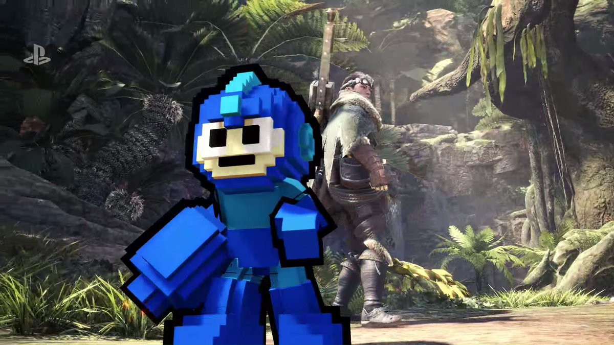 Megaman bất ngờ xuất hiện trong trailer mới nhất của Monster Hunter: World