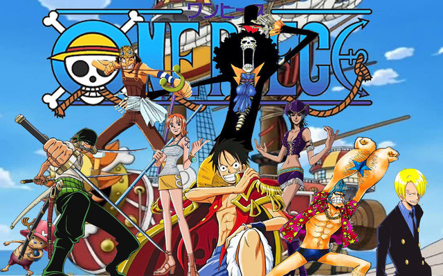 Bạn là fan của One Piece? Hãy xem bức ảnh này để thấy những chuyến phiêu lưu đầy kịch tính của Luffy và nhóm bạn trong cuộc hành trình tìm kiếm kho báu vĩ đại nhất!
