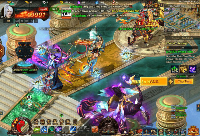 Cửu Thiên Phong Thần gây ấn tượng mạnh với đồ họa đậm chất kiếm hiệp