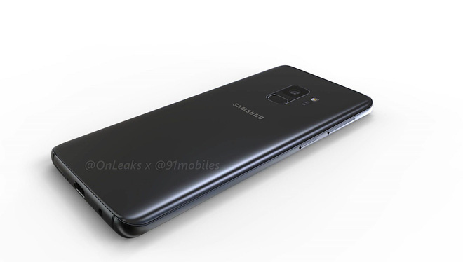 Lộ ảnh render Galaxy S9: Cảm biến vân tay đặt ở vị trí mới, vẫn chỉ có 1 camera sau