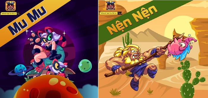 Ngôi Sao Bộ Lạc ra mắt 2 nhân vật mới - Nện Nện và Mu Mu cùng bộ kĩ năng đặc biệt