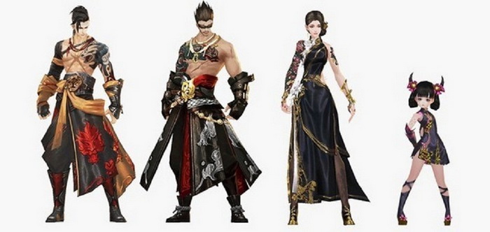 VLTK Mobile gói gọn dạng cơ thể nhân vật xuống còn 4 kiểu cho tất cả các class