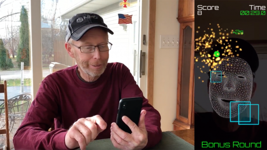 NoseZone - Dùng chức năng Face ID của iPhone X để chơi game cực chất