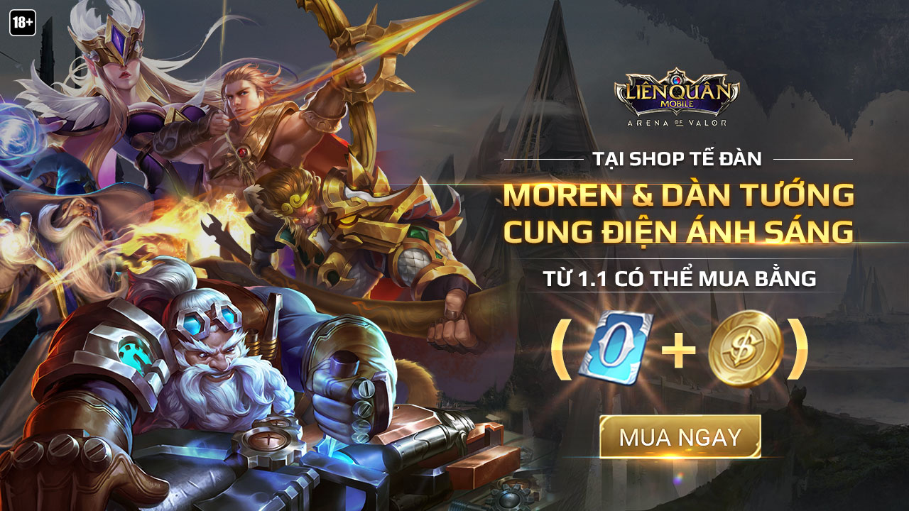 Liên Quân Mobile: 8 vị tướng mới chuẩn bị xuất hiện trong shop Tế Đàn