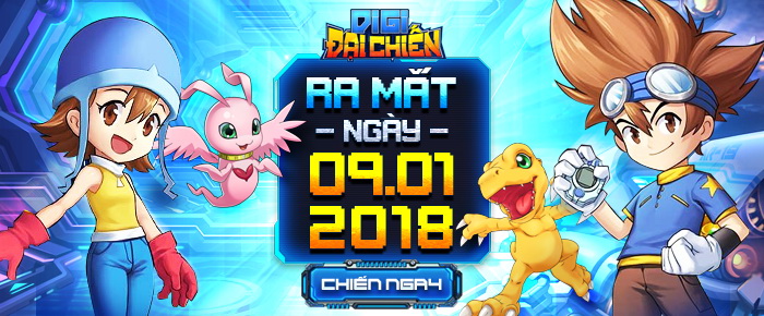 Thú Vương Đại Chiến đổi tên thành Digi Đại Chiến, ra mắt trên cả iOS và Android