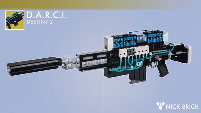 Cùng nhìn ngắm khẩu D.A.R.C.I trong Destiny 2 bằng Lego ngoài đời thật