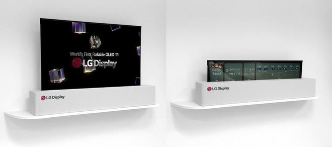 [CES 2018] LG ra mắt màn hình OLED 65 inch có thể cuộn tròn đầu tiên trên thế giới