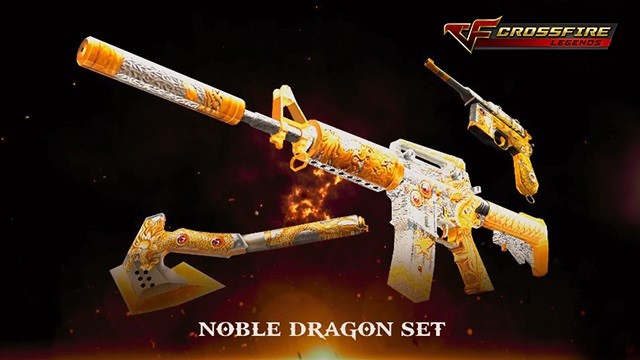 Cộng đồng Crossfire Legends khao khát sở hữu set vũ khí Noble Dragon quý tộc