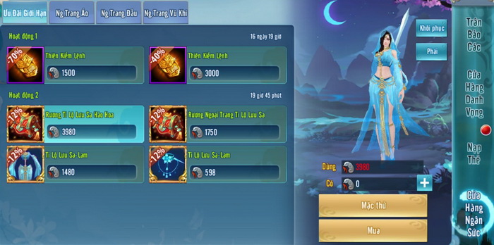 Cộng đồng VLTK Mobile sôi nổi hơn với ngoại trang Ti Lộ Lưu Sa