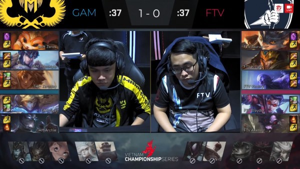 LMHT: GAM hủy diện hoàn toàn FTV, khẳng định sức mạnh cùa mình tại VCSA Mùa Xuân 2018
