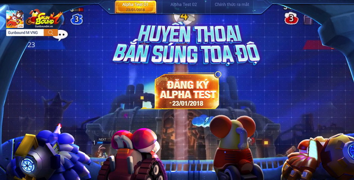 Gunbound M chính thức mở đăng kí Alpha Test đầu tiên cho mọi game thủ
