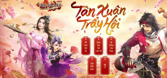 VLTK Mobile đón Tết Nguyên Đán cùng update Tân Xuân Trẩy Hội