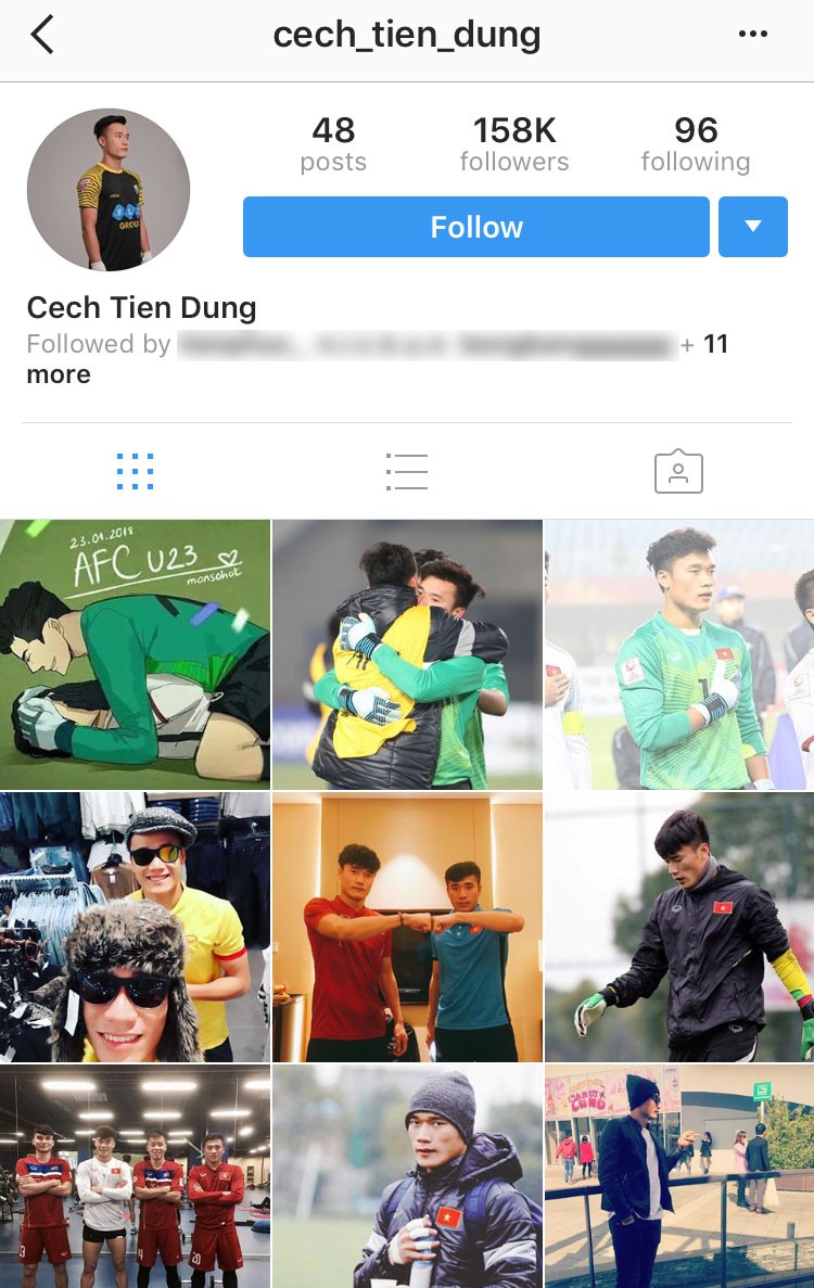 Lượng người theo dõi Bùi Tiến Dũng tăng một cách chóng mặt, vượt xa nhiều ngôi sao V-Pop