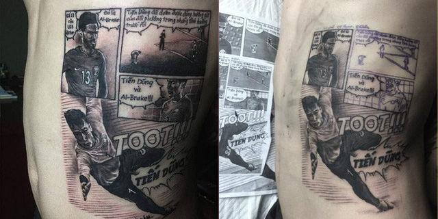 Những hình xăm gợi ý cho game thủ để ăn mừng U23 Việt Nam chiến thắng