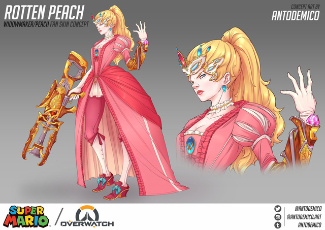 Khi các hero trong Overwatch hóa thân thành những nhân vật nổi tiếng của Nintendo