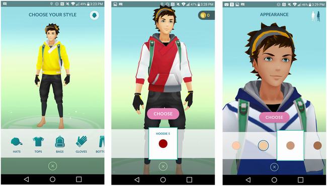 Pokemon GO bổ sung thêm ba trang phục mới cho nhân vật người chơi