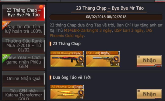 CrossFire Legends: Nhận ngay quà khủng cùng sự kiện "tiễn ông Táo" đặc biệt