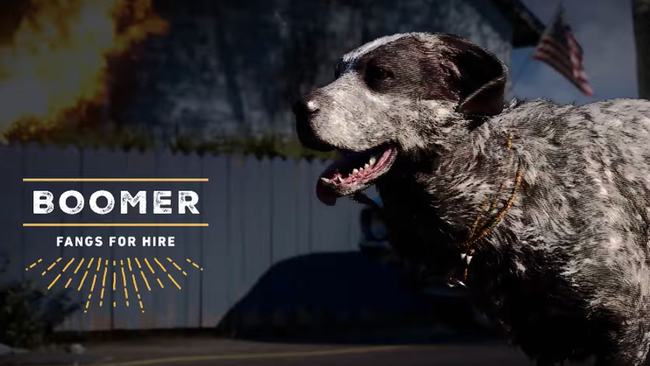 Far Cry 5 ra mắt video giới thiệu chi tiết chú chó Boomer