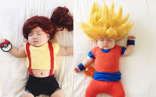 Chết cười với bộ ảnh cosplay các nhân vật nổi tiếng của em bé khi ngủ