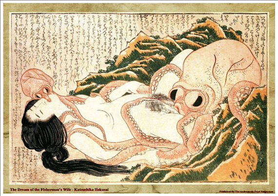 Xúc tu bạch tuột: Từ bức tranh cổ nổi tiếng của Nhật Bản cho đến bộ phim giành giải Sư Tử Bạc