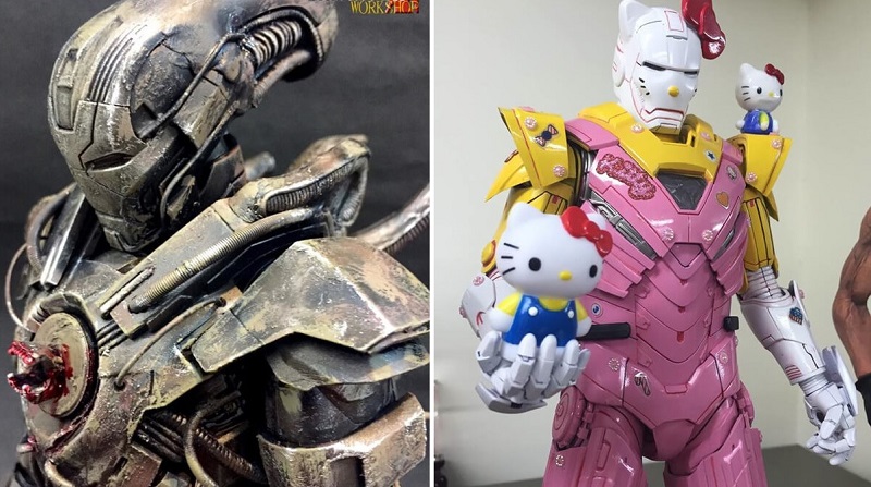 "Lạc trôi" với những bộ giáp Iron Man phong cách...quái vật cực bá đạo