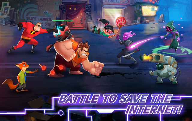 Chống lại thế lực xấu xa với những nhân vật Disney trong Disney Heroes: Battle Mode