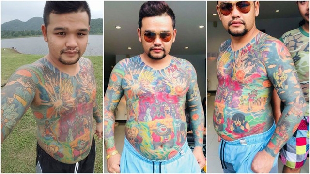 Xăm Huyền thoại Songoku tuổi thơ 1 thời #tattoo #xăm #xămhinhnghethuat... |  TikTok