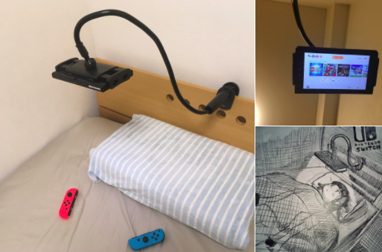 Game thủ Nhật Bản đua nhau khoe cách vừa nằm vừa chơi game cực độc đáo