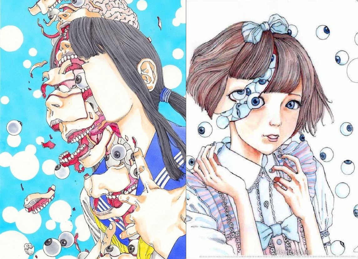 Kinh dị 18+: Loạt tranh cực hãi hùng ám ảnh của họa sĩ Shintaro Kago