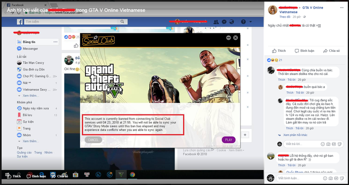 Hàng nghìn tài khoản GTA V bị khóa vô thời hạn khiến game thủ dậy sóng