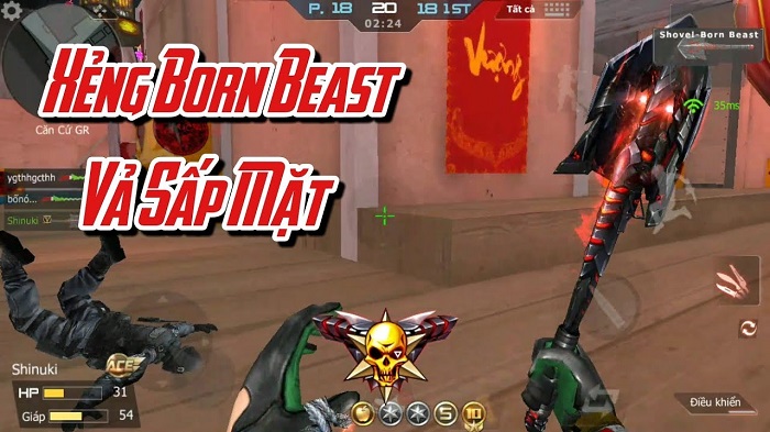 Rinh ngay xẻng Shovel Born Beast khi thi đấu giải CFL tuần vào 15h hôm nay