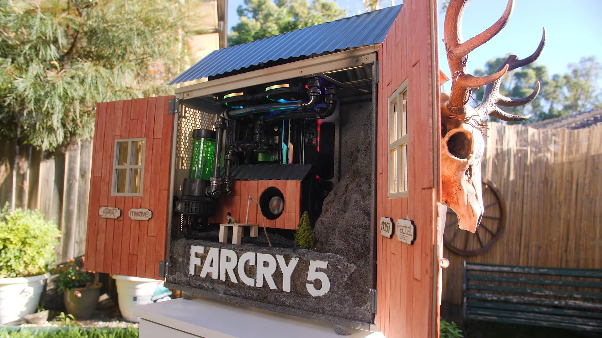 Kinh ngạc với cỗ PC "hàng khủng" được độ theo phong cách Far Cry 5