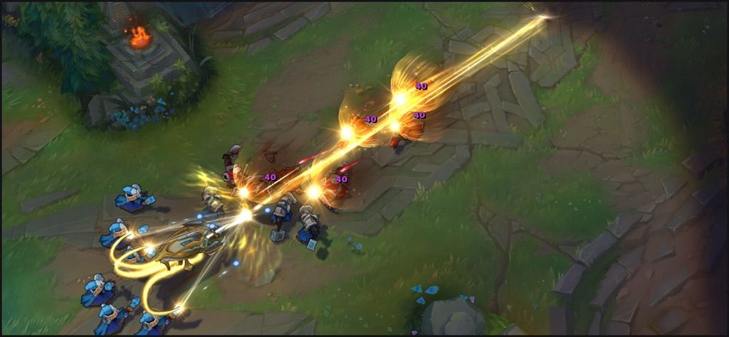 Mẹo hay LMHT mỗi ngày: Khắc chế các tướng vận chiêu bằng cách xây tường chặn đầu