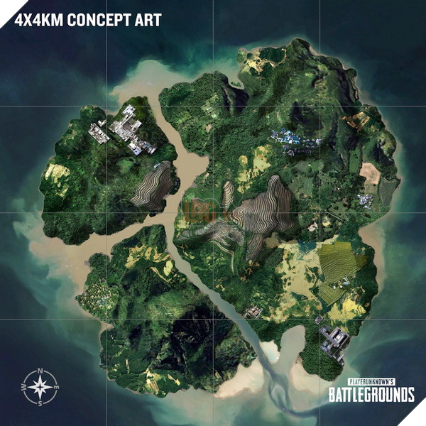 [PUBG] Những hình ảnh in-game đầu tiên của bản đồ Savage mới: Cây cối um tùm