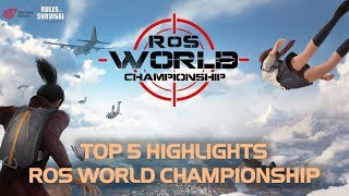 Rules of Survival: Top 5 pha highlight xuất sắc nhất từ giải World Championship (P1)
