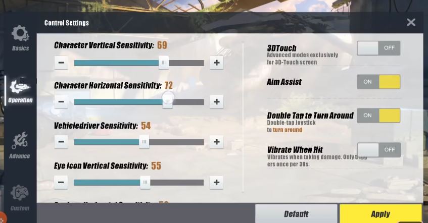 RoS: Hướng dẫn tùy chỉnh Độ Nhạy và Setting tốt nhất cho các loại máy iOS, Android và PC