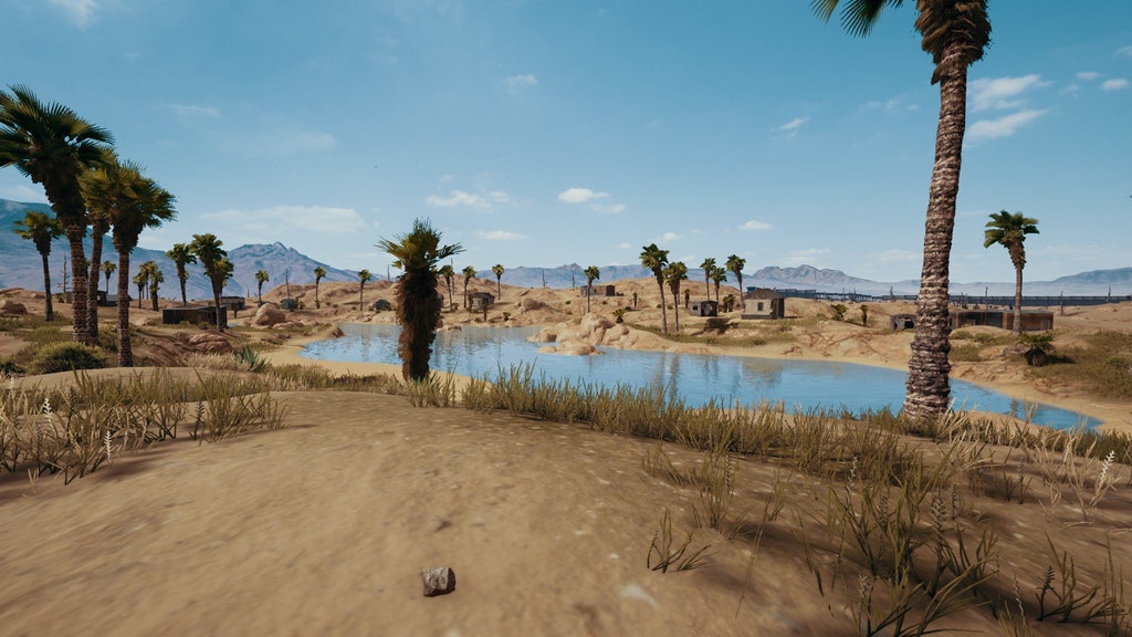 PUBG - bản cập nhật ngày 12 tháng 4 Map Sa mạc Miramar xuất hiện thêm ốc đảo nhỏ