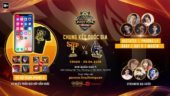 LQM: CHÍNH THỨC MỞ BÁN VÉ CHUNG KẾT ĐẤU TRƯỜNG DANH VỌNG MÙA XUÂN 2018