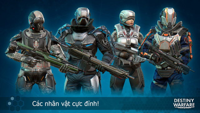 Destiny Warfare - Game bắn súng với đồ họa đẹp như phim hành động trên Mobile
