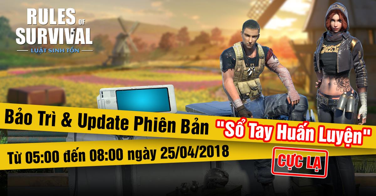 Rules Of Survival -Chi tiết Cập nhất mới ngày 25 / 04 cùng Jun Vũ  cực thú vị