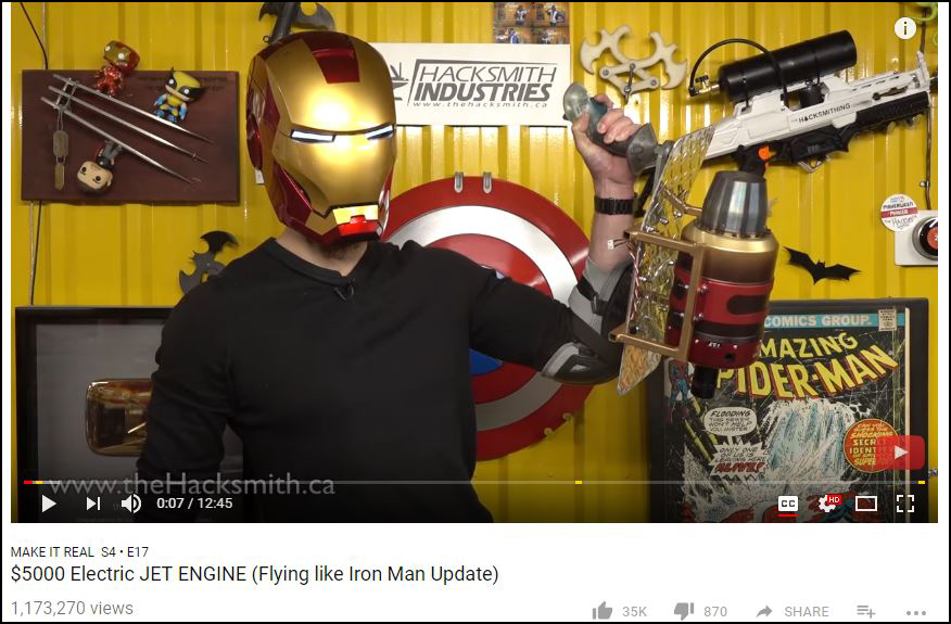 YouTuber nổi tiếng chế cả khiên của Captain America y như thật khiến fan Avengers phát sốt
