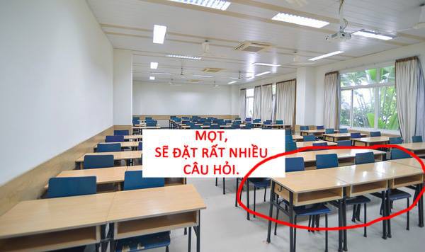 Chùm ảnh cười  ra nước mắt vì độ chuẩn khi phân tích từng vị trí ngồi của sinh viên trên giảng đường