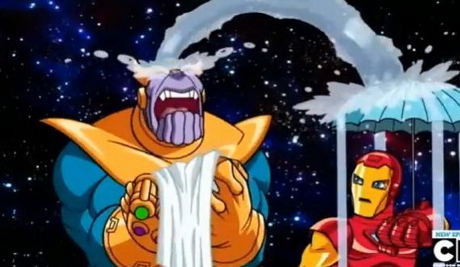 Fortnite: Thanos vừa xuất chiến 1 giờ thì bị búng tay Nerf hết sức mạnh