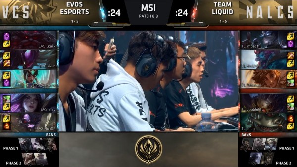 [Vòng bảng MSI 2018 – Ngày 4] EVS 0-1 TL: Đại diện Bắc Mỹ trả món nợ thành công trước EVS!