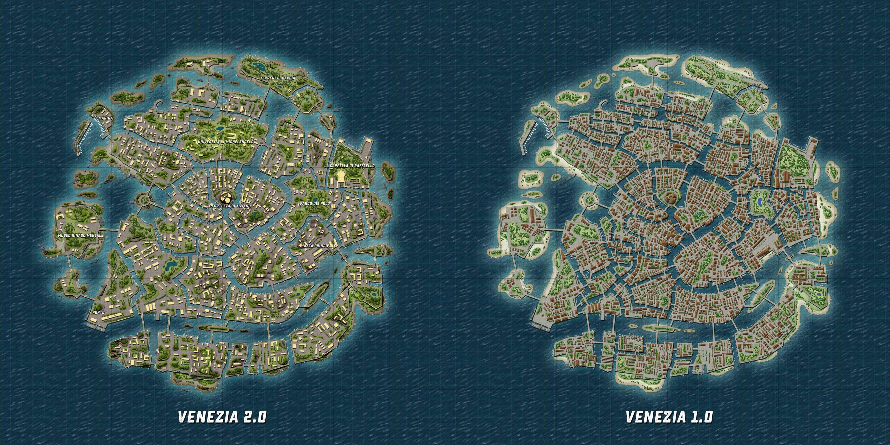 Đạp xe đạp hay đua Vespa chạy bo với bản đồ Venezia trong PUBG