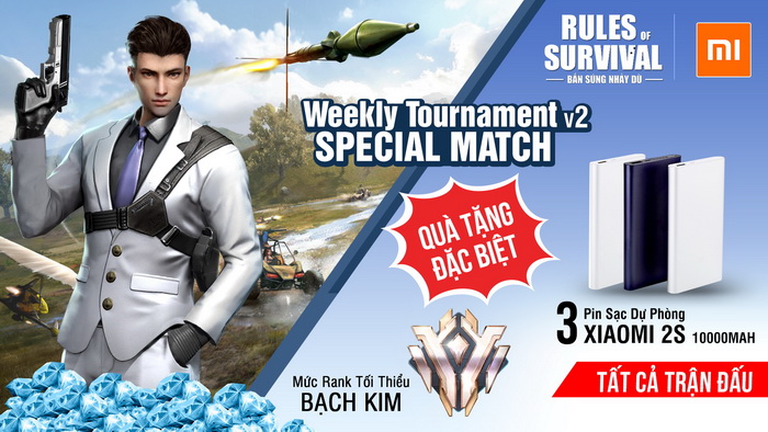 Cùng ROS Mobile Weekly Tournament nhận pin sạc dự phòng Xiaomi 2S ngay 19h tối nay