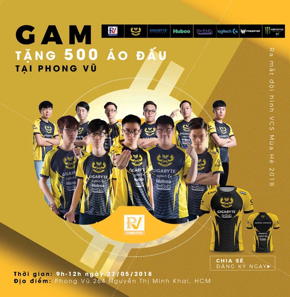 LMHT: GAM chiêu mộ thêm tài năng mới, chính thức là đội có nhiều tuyển thủ nhất Việt Nam