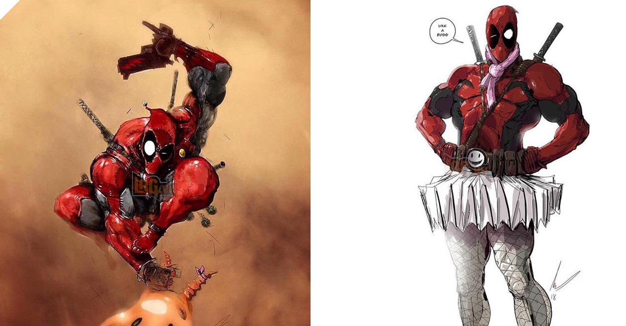 Quá bựa với bộ sưu tập hình ảnh của Deadpool khiến cho người xem phải buồn cười mãi không thôi